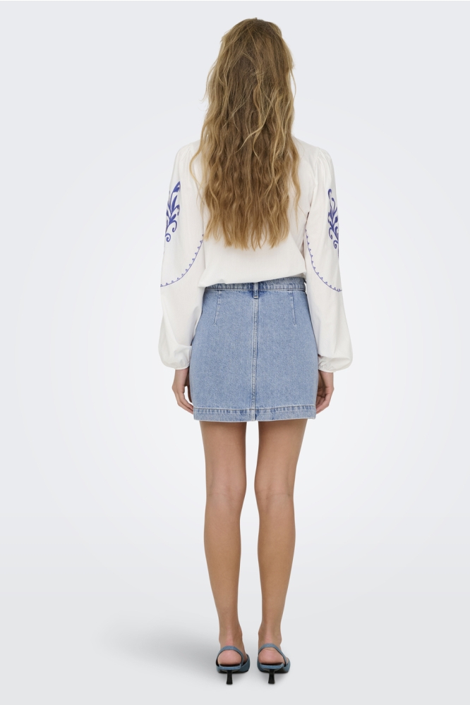 ONLAMAZING HW SKIRT TAI DNM NOOS 15349035 Light Blue Denim